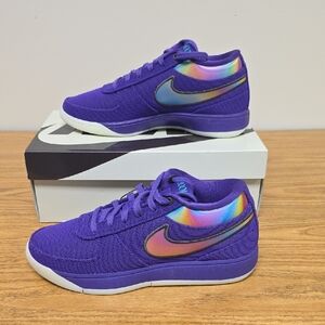 Nike Book 1 Aurora Wild Grape/ Multi-Color Size Men's 9/Women's 10.5 IM7609 500